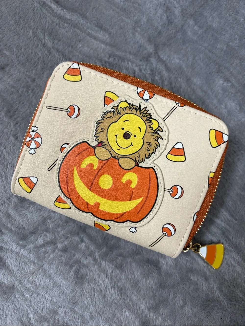 Disney Winnie the Pooh Pumpkin Wallet - Beige & Orange